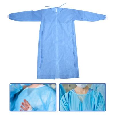 Xxl το μίας χρήσης μόλυνσης ύφασμα PPE ελέγχου ιατρικό ντύνει το πίσω άνοιγμα