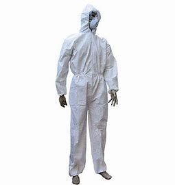 Επίπεδο μια κατηγορία Α ένα άσπρο χημικό προστατευτικό κοστούμι PPE