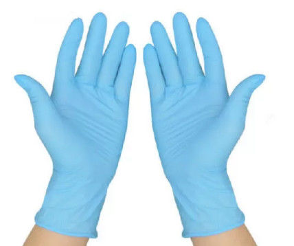 Σκληραγωγημένα 7 Mil φτηνά σκονών ελεύθερα γάντια διαγωνισμών νιτριλίων μίας χρήσης