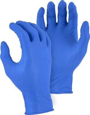 7 Mil 5 Mil μίας χρήσης ιατρικά γάντια νιτριλίων για τα χέρια
