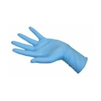 Τα μπλε μίας χρήσης γάντια νιτριλίων κονιοποιούν την ελεύθερη γενική χρήση