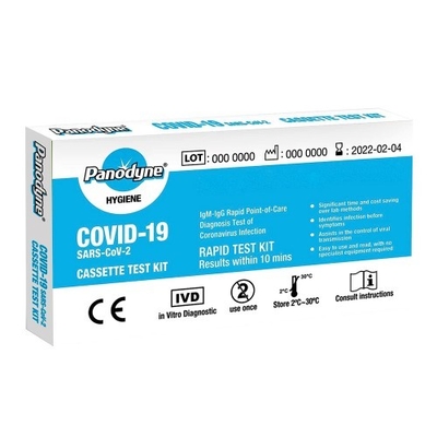 Covid-19 γρήγορη μόνη εξάρτηση δοκιμής αντιγόνων προσδιορισμού για το σπίτι