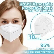 5 άνετη μάσκα προστασίας ιών αναπνοής Kn95 πτυχών 5 στρώματα