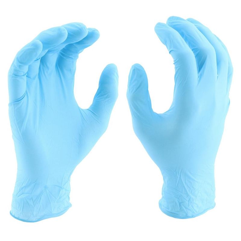 Ελεύθερα μίας χρήσης γάντια νιτριλίων λατέξ, αδιάβροχα γάντια νιτριλίων βαθμού τροφίμων